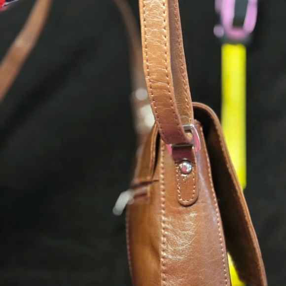 Brown Leather Crossbody Bag - Picture 7 of 15
